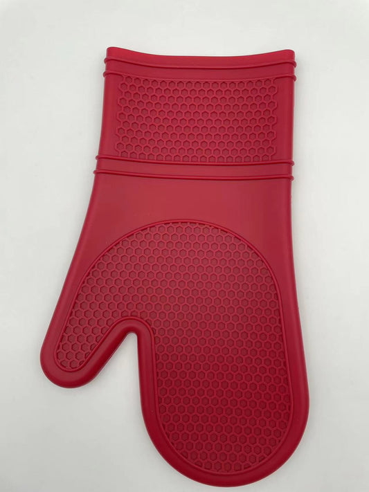 Kitchen Helper Household Food Grade Silicone Gloves Anti-scald High Temperature Gloves Kitchen Baking Tools